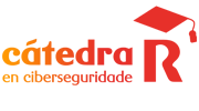 Logotipo de la Cátedra R en Ciberseguridade